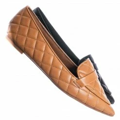 Bamboo New Justify80 Pointed Toe Quilted Loafer - Comfortable Ballet Padded Flat Shoes