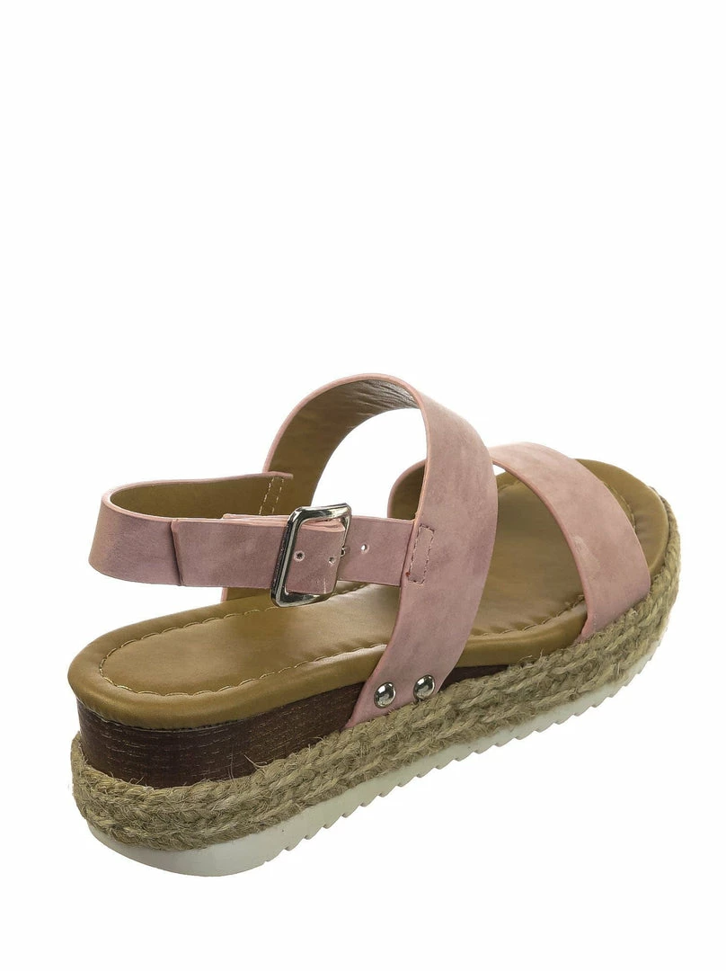 Forever Link Sensational2K Children Espadrille Flatform Sandal - Girl Kids Open Toe Platforms New