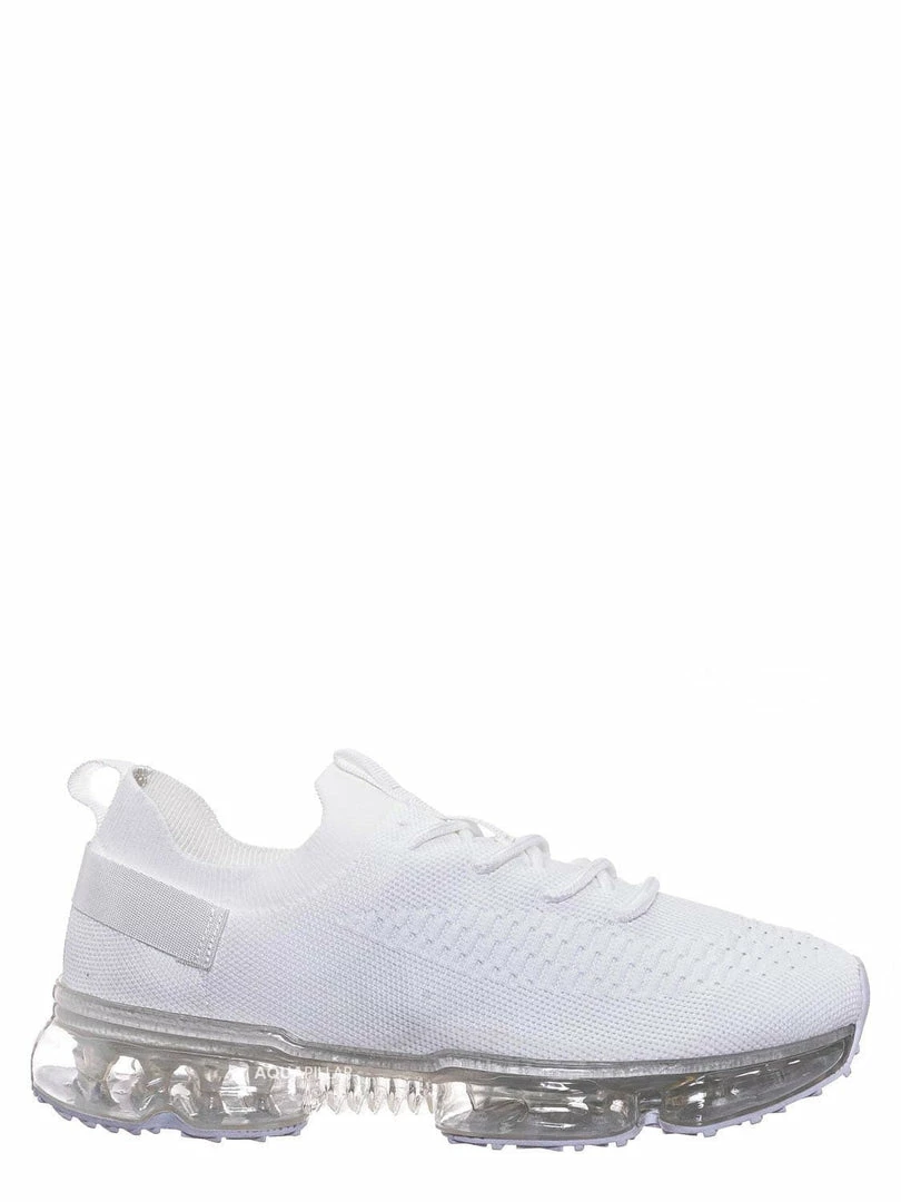 Forever Link Flow19 Stretch Elastic Mesh Sneaker - Festival Lace Up Rubber Air Bubble Cushion