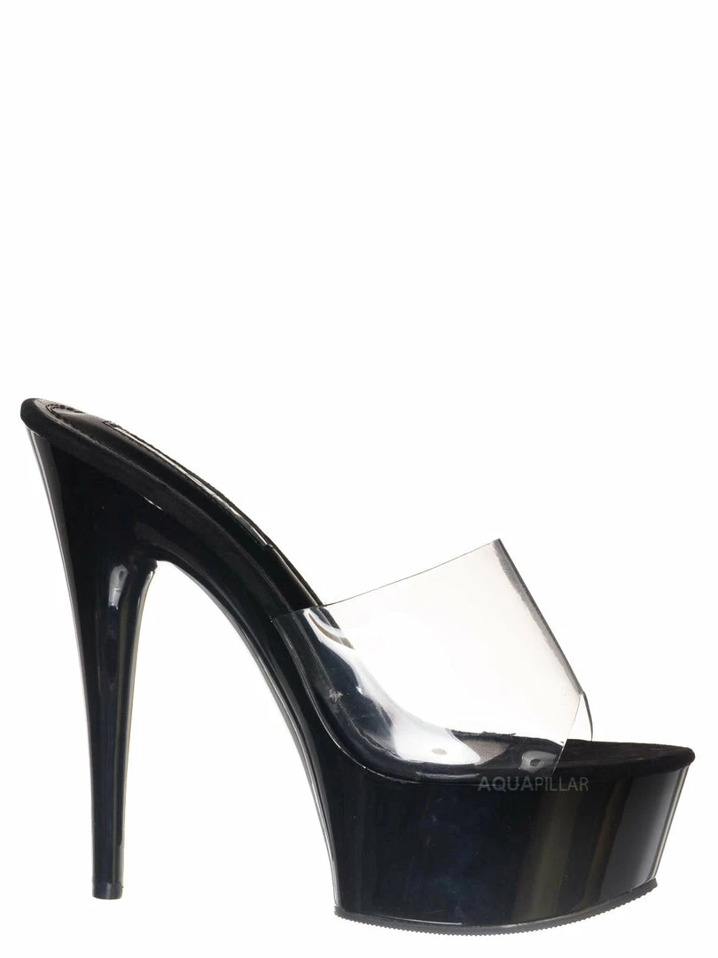 Liliana Mafia4 Clear Perspex High Heel Platform - Women Dance Shoes