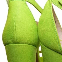 Bamboo New Mania03 Chunky Block High Heel Sandal - Open Toe Retro Ankle Strap Dress Shoes