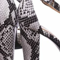 Bamboo Mania22 Retro Chunky Block High Heel Sandal, Women Open Toe Ankle Strap Shoes New