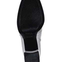 Bamboo Underlined01 Platform Block Heel Bootie - Women Croc & Suede Ankle Pump Boot New