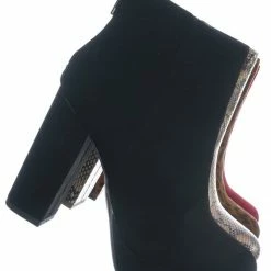 Delicious New Meeting Chunky Block Heel Platform Dress Bootie - Women Round Toe Dress Shoe