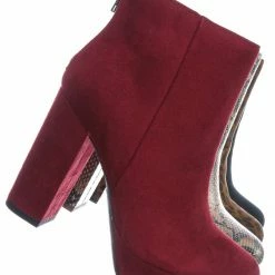 Delicious New Meeting Chunky Block Heel Platform Dress Bootie - Women Round Toe Dress Shoe