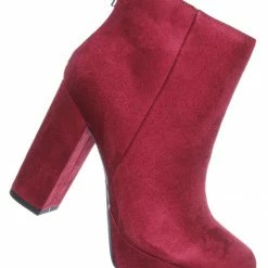 Delicious New Meeting Chunky Block Heel Platform Dress Bootie - Women Round Toe Dress Shoe