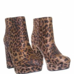 Delicious New Meeting Chunky Block Heel Platform Dress Bootie - Women Round Toe Dress Shoe