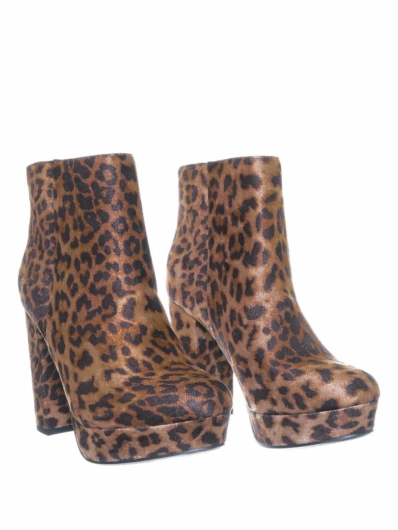 Delicious New Meeting Chunky Block Heel Platform Dress Bootie - Women Round Toe Dress Shoe