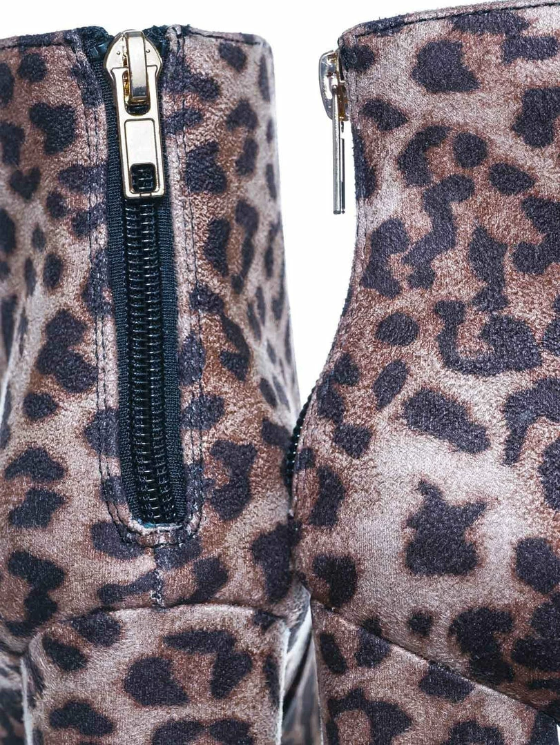 Delicious New Meeting Chunky Block Heel Platform Dress Bootie - Women Round Toe Dress Shoe