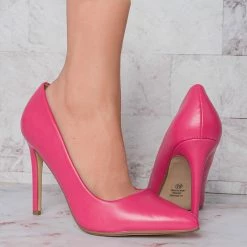 Delicious New Cindy Classic Pointed Toe Dress Pump - Womens High Heel Stiletto Formal Shoes