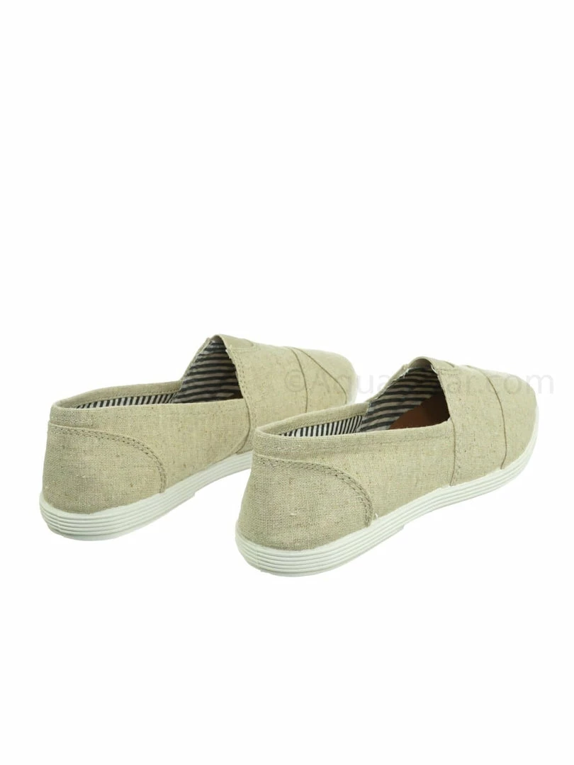 Forever Link New Murphy23 Classic Alpargata Canvas Sneaker - Unisex Foam Padded Slip On Flats