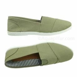 Forever Link New Murphy23 Classic Alpargata Canvas Sneaker - Unisex Foam Padded Slip On Flats