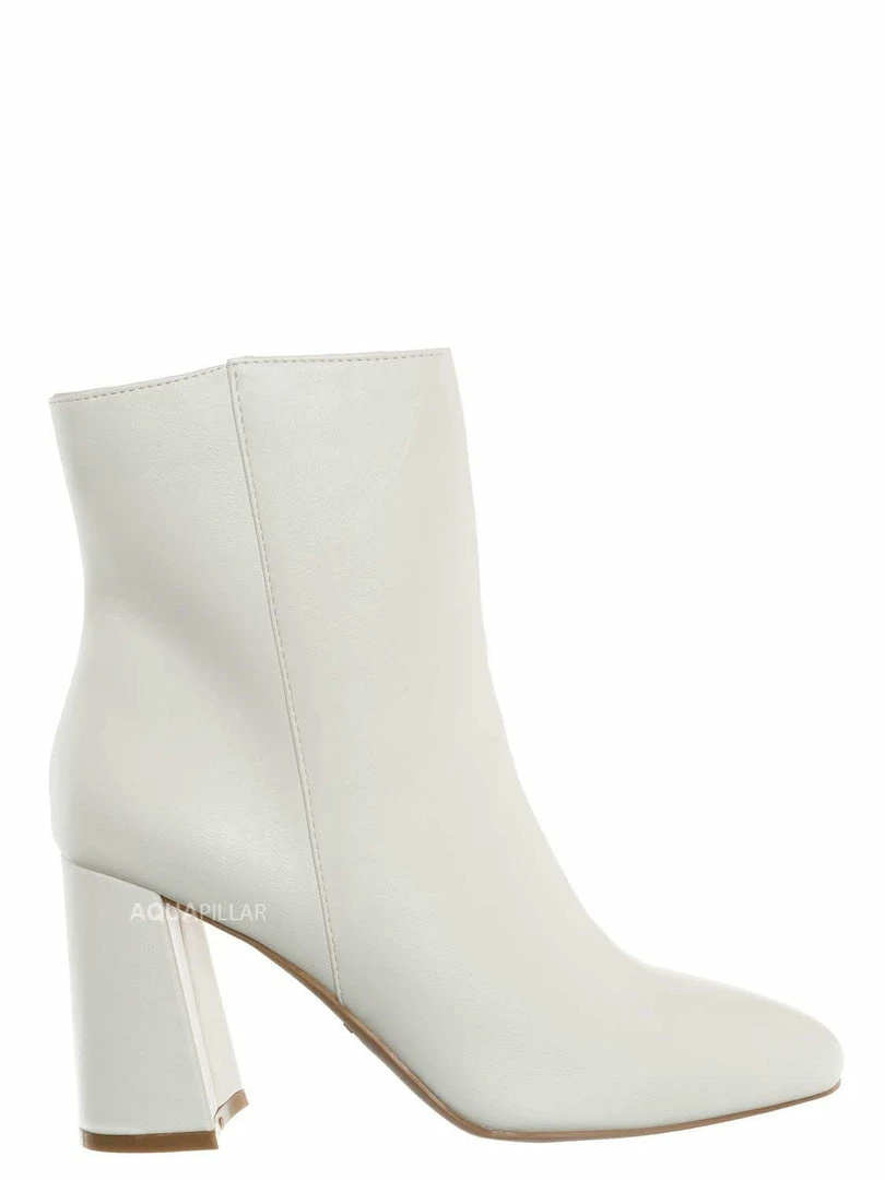 Bamboo Article01 Block Heel Dress Boot - Women Ankle Bootie New