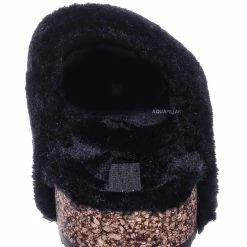 Forever Link New Benefit13 Rhinestone Crystal Moccasin Furry Footbed Slipper