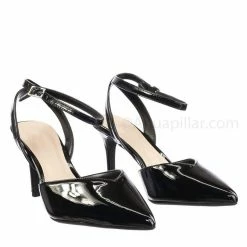 Not Just A Pump New Moment Pointe Toe Wrap Around Dress Pump - Women Open Heel Shoes