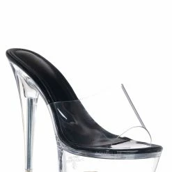 Liliana Mafia4 Clear Perspex High Heel Platform - Women Dance Shoes