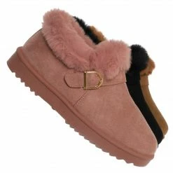 Forever Link Annie52 Faux Fur Shootie Slipper - Men Women Shearling Bootie