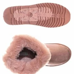 Forever Link Annie12 Snow Boots W Fur & Rhinestones