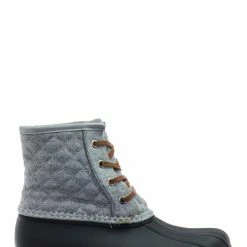 Top Moda Leo2 Waterproof Lace Up Boots - Quilted Felt Lining Ankle Height Bootie