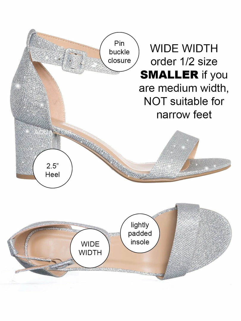 CityClassified New Hallie Wide Width Comfort Foam Sandal - Women 2.5 Inches Block Heel