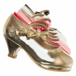 Forever Link New Dana62K Children Girl Rhinestone Round Toe Mary-Jane Dress Pump W Platform