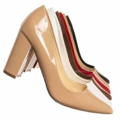 Bamboo Bellflower70 Block Heel Pointed Toe Dress Pump - Women Office Shoes New