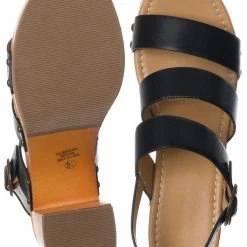 CityClassified Truly Lightweight Wooden Open Toe Clog, Women Block Heel Sandal New