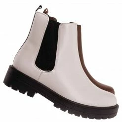 Soda Pilot Threaded Lug Sole Chelsea Ankle Bootie New