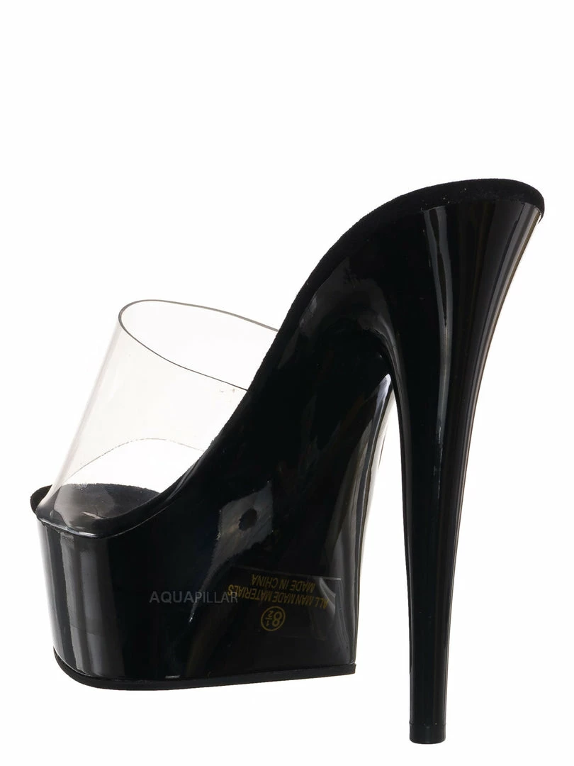 Liliana Mafia4 Clear Perspex High Heel Platform - Women Dance Shoes