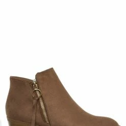 Top Moda Zandra26 Tassel Block Heel Bootie - Women Ankle Boots New