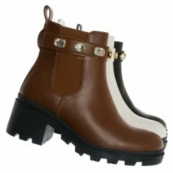 Forever Link Pacific08 Rhinestone Jewel Chelsea Bootie - Women Ankle Boots New