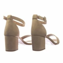 CityClassified Cake Minimalist Simple Chunky Block High Heel Dress Sandal W Ankle Strap