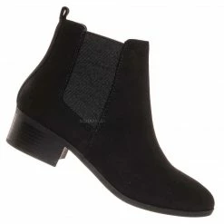 Soda New Teapot Chelsea Ankle Bootie On Chunky Block Heel
