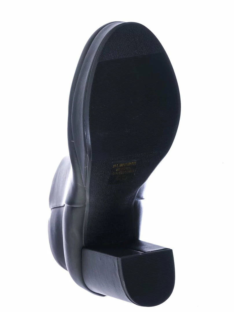 Delicious New Meeting Chunky Block Heel Platform Dress Bootie - Women Round Toe Dress Shoe