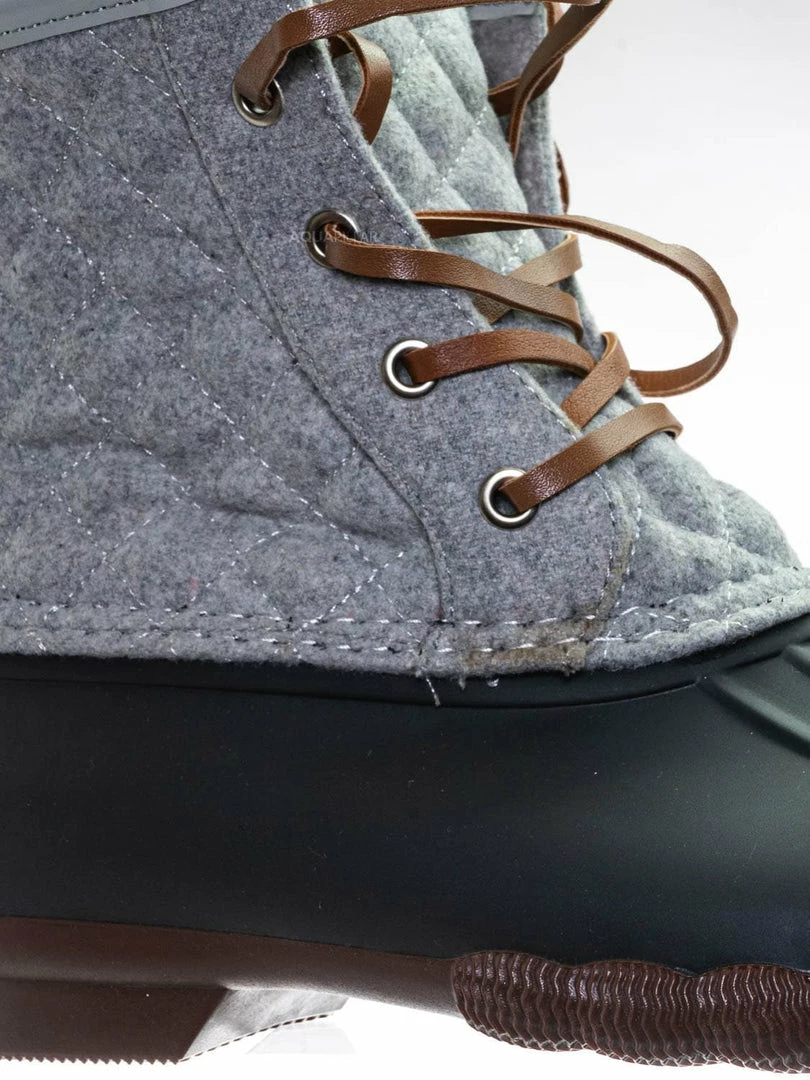 Top Moda Leo2 Waterproof Lace Up Boots - Quilted Felt Lining Ankle Height Bootie