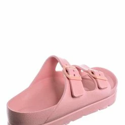 Bamboo Glee01 Lightweight Two Strap Molded Footbed -Flexible EVA Jelly Slide In Sandal