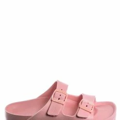 Bamboo Glee01 Lightweight Two Strap Molded Footbed -Flexible EVA Jelly Slide In Sandal