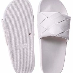 Forever Link Comex11 Oversized Weave Flat Footbed Sandal - Women Wove Slipper Summer Shoe New