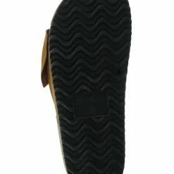 Forever Link Berk24 Molded Footbed Slipper Sandal - Women Comfort Contour Cork Slip On Shoes