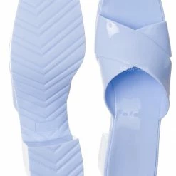 Glaze Delana3 Jelly Block Heel Clogs - Women Slip On Sandal