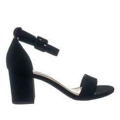 CityClassified Cake Minimalist Simple Chunky Block High Heel Dress Sandal W Ankle Strap