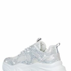 Liliana New Biaa1 Chunky Rhinestone Daddy Sneaker, Platform Festival Shoes