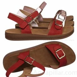 Forever Link New Reform9 Comfortable Flatform Open Toe Sandal W Rubber Outsole & Ankle Strap