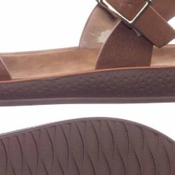 Forever Link New Reform9 Comfortable Flatform Open Toe Sandal W Rubber Outsole & Ankle Strap