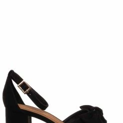 Bamboo Headline09 Womens Block Heel Bow Sandal New