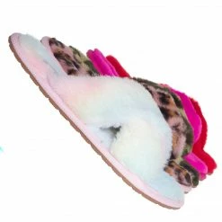 Liliana New Dearly1 Fluffy Faux Fur Slipper, Men Women Fuzzy Slides