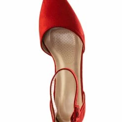 Forever Link Nataly01 Low Block Heel D'Orsay Pump - Pointed Toe Two Piece Office Dress Shoes New