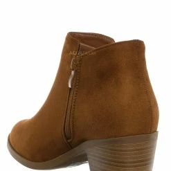 Top Moda Zandra26 Tassel Block Heel Bootie - Women Ankle Boots New