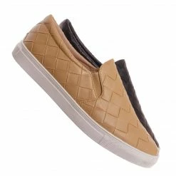 La Shailah Design33 Woven Platform Slip On Sneaker - Women Slide In Athletic Loafer New
