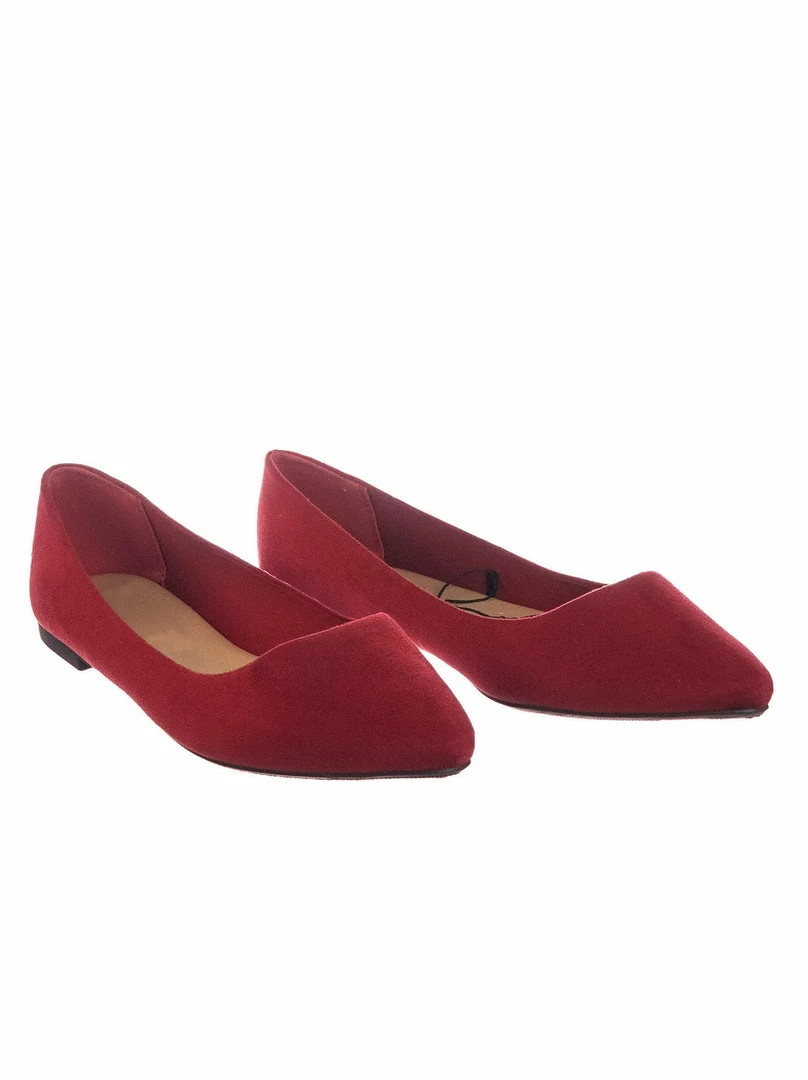 CityClassified Hold Pointed Toe Foam Padded Ballet Flat - Wide Width Women Comfort Loafers